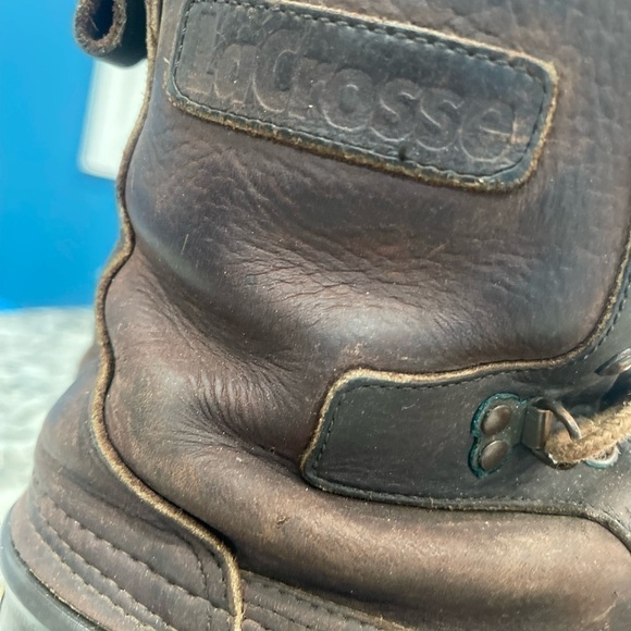 LaCrosse ?? Leather Boots men\'s size 9 main image 5